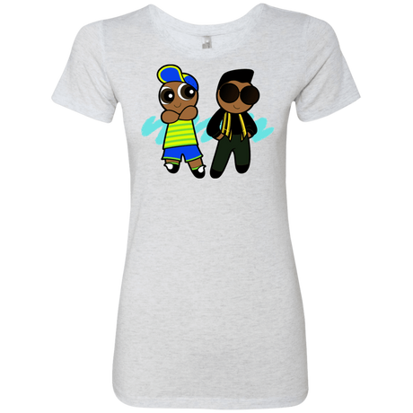 T-Shirts Heather White / S Puff Prince Women's Triblend T-Shirt