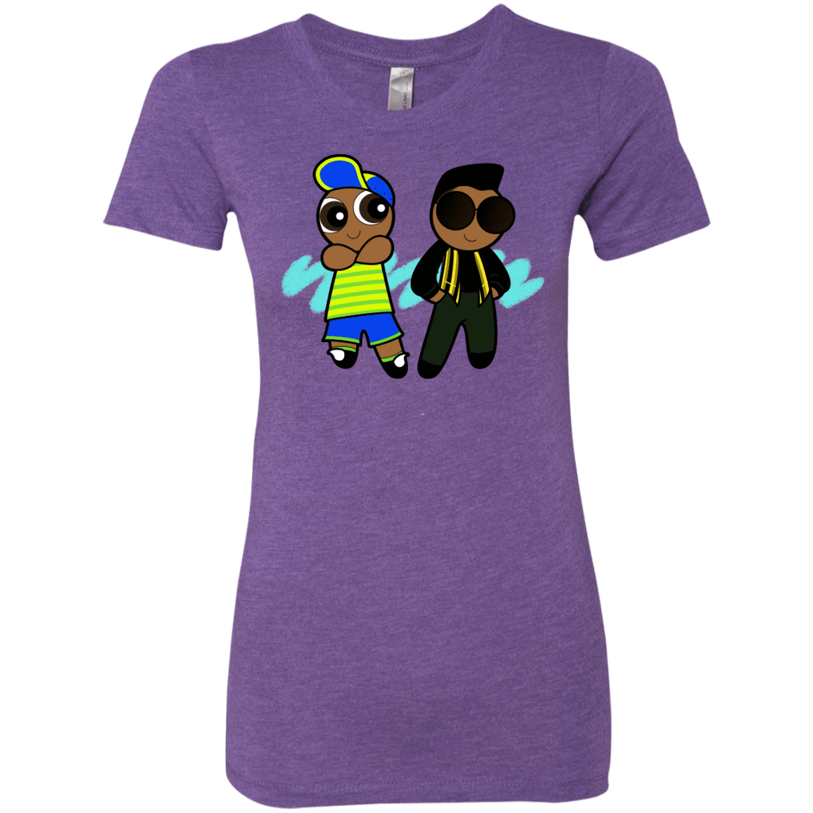 T-Shirts Purple Rush / S Puff Prince Women's Triblend T-Shirt