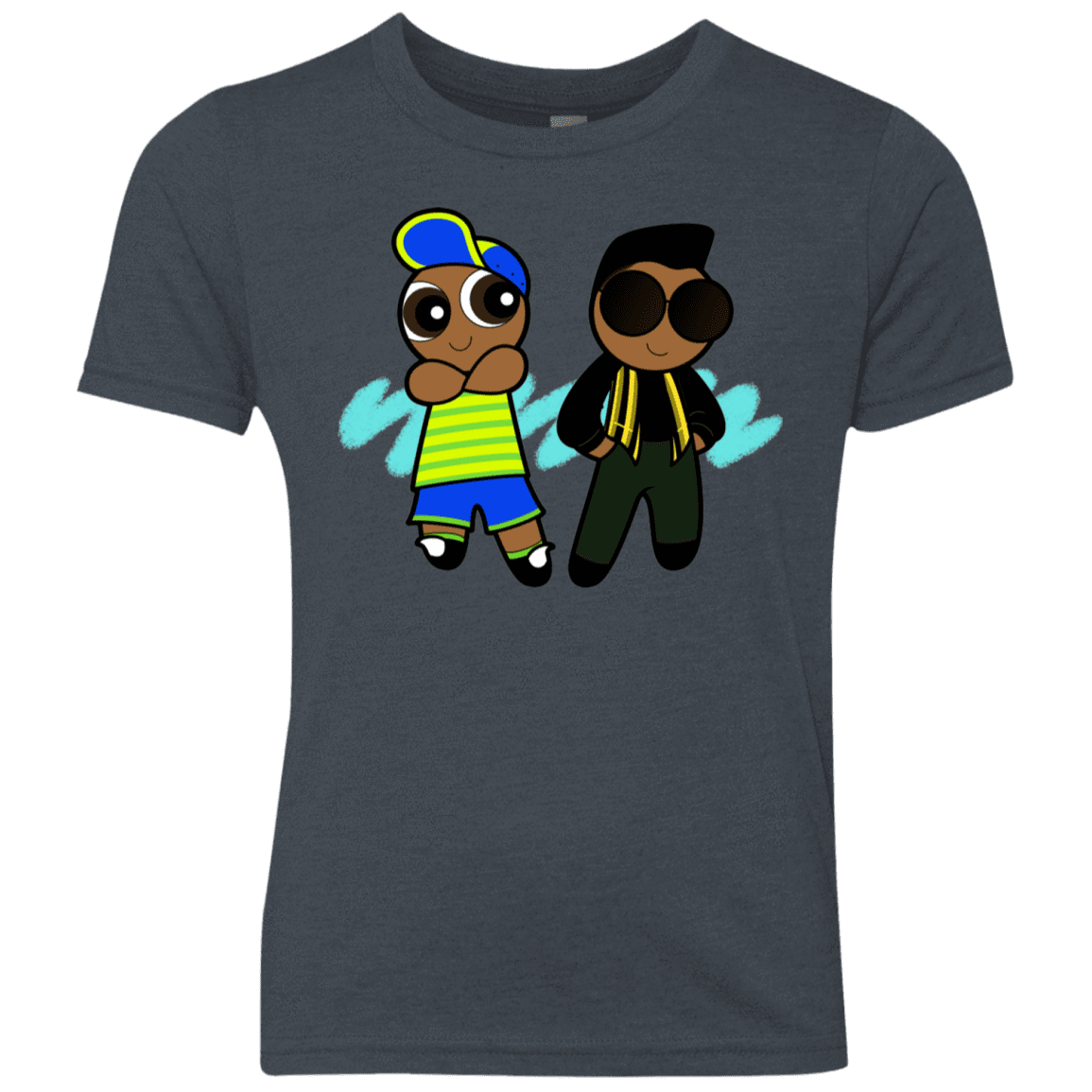 T-Shirts Vintage Navy / YXS Puff Prince Youth Triblend T-Shirt
