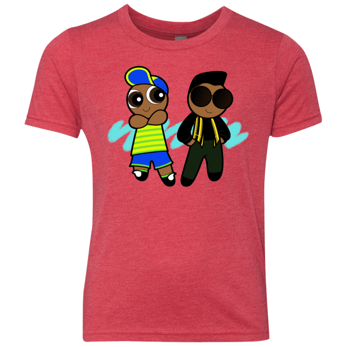 T-Shirts Vintage Red / YXS Puff Prince Youth Triblend T-Shirt