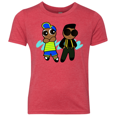 T-Shirts Vintage Red / YXS Puff Prince Youth Triblend T-Shirt