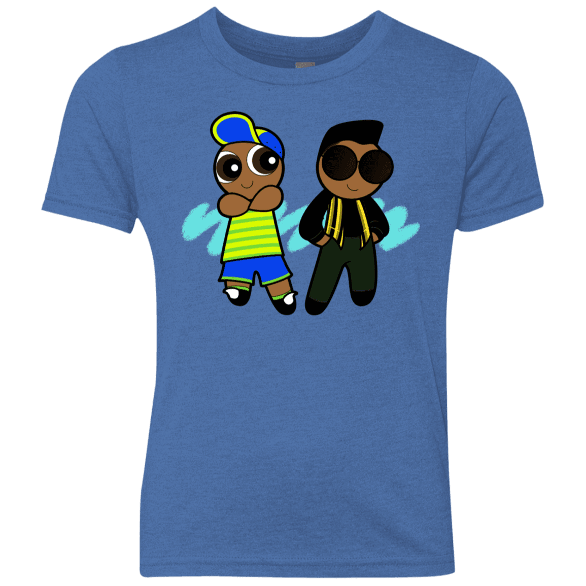 T-Shirts Vintage Royal / YXS Puff Prince Youth Triblend T-Shirt