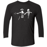 T-Shirts Vintage Black/Vintage Black / X-Small Pulp Bebop Men's Triblend 3/4 Sleeve