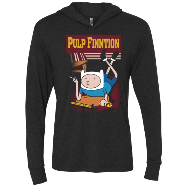 T-Shirts Vintage Black / X-Small Pulp Fiction Triblend Long Sleeve Hoodie Tee