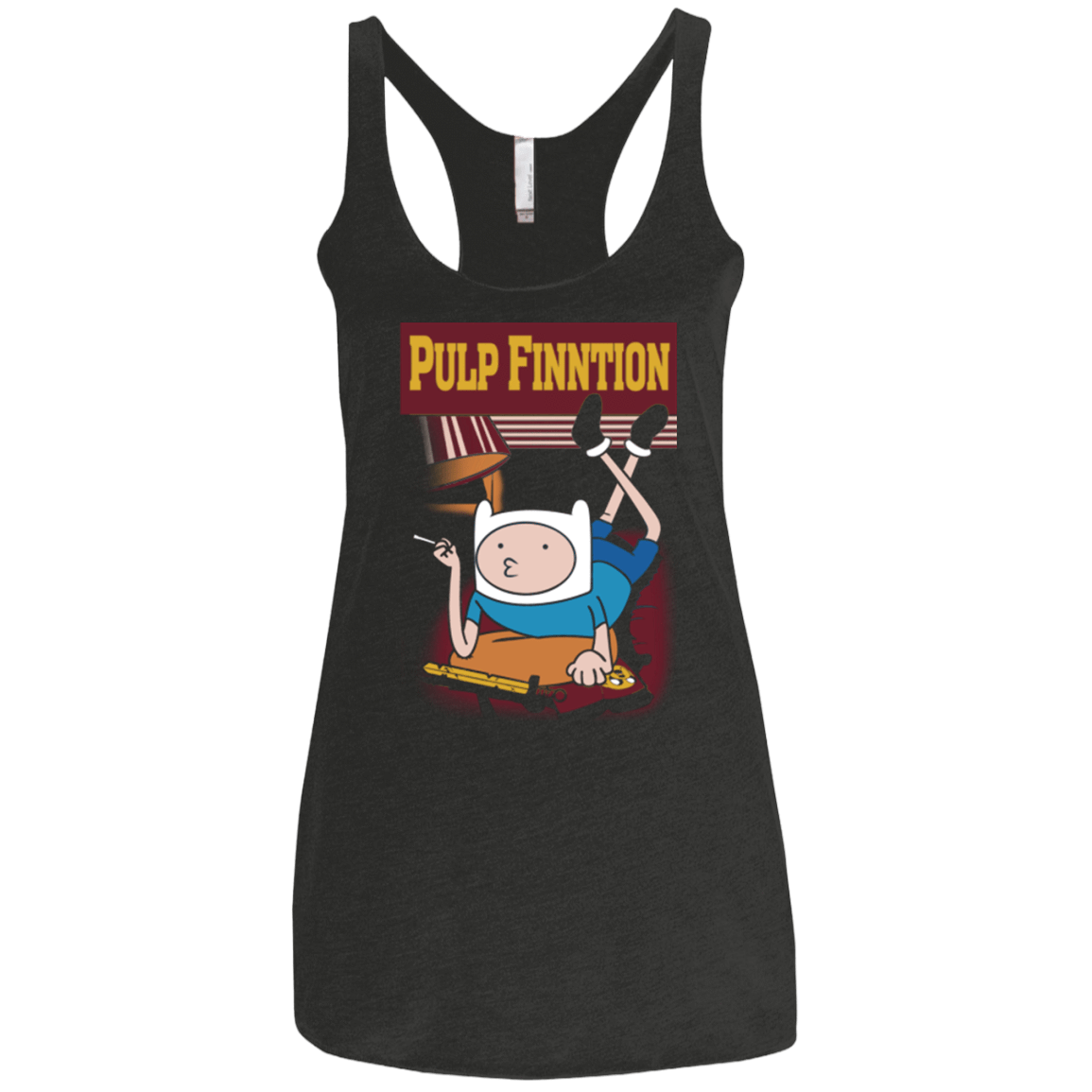 T-Shirts Vintage Black / X-Small Pulp Fiction Women's Triblend Racerback Tank
