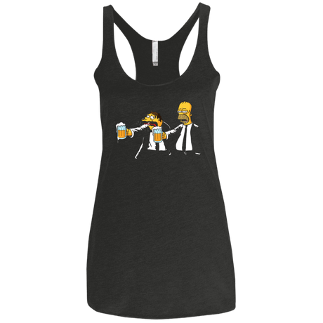 T-Shirts Vintage Black / X-Small Pulp Simpson Women's Triblend Racerback Tank