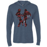 T-Shirts Indigo / X-Small Pulp Violence Triblend Long Sleeve Hoodie Tee