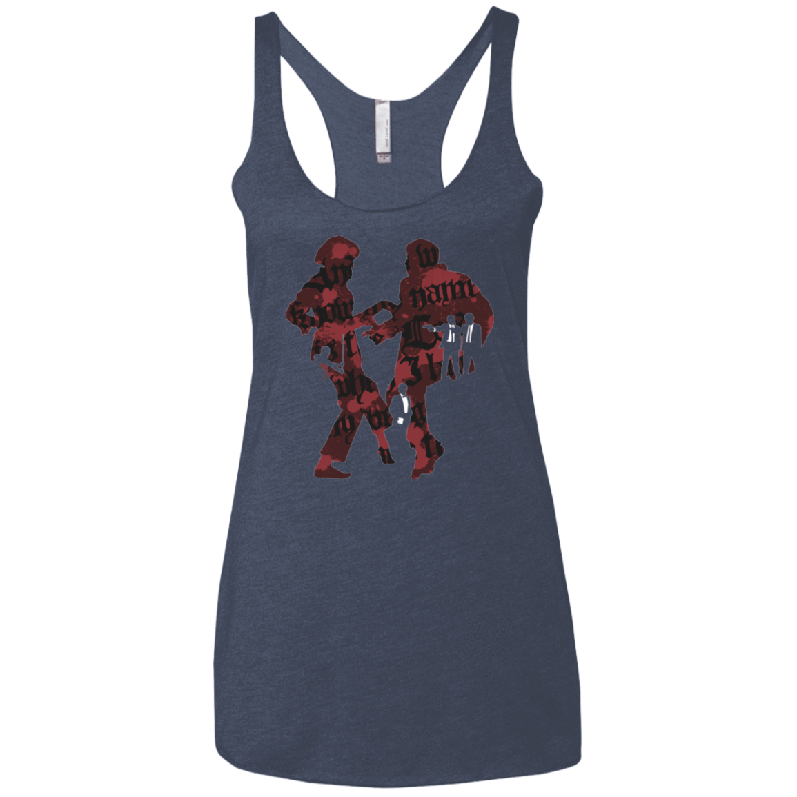 T-Shirts Vintage Navy / X-Small Pulp Violence Women's Triblend Racerback Tank