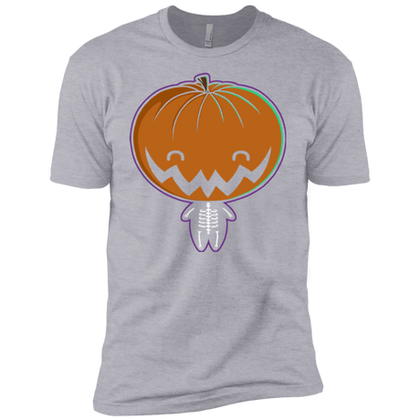 T-Shirts Heather Grey / YXS Pumpkin Head Boys Premium T-Shirt