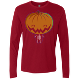 T-Shirts Cardinal / Small Pumpkin Head Men's Premium Long Sleeve