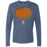 T-Shirts Indigo / Small Pumpkin Head Men's Premium Long Sleeve