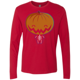 T-Shirts Red / Small Pumpkin Head Men's Premium Long Sleeve