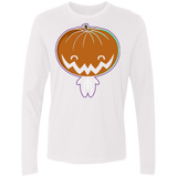 T-Shirts White / Small Pumpkin Head Men's Premium Long Sleeve