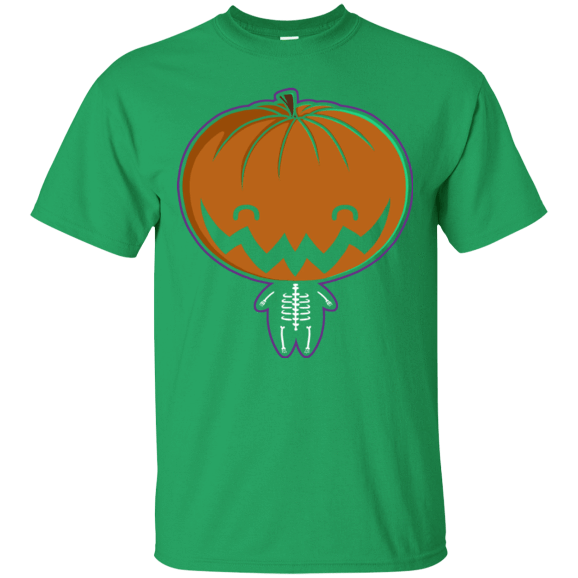 T-Shirts Irish Green / Small Pumpkin Head T-Shirt