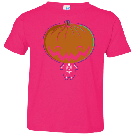 T-Shirts Hot Pink / 2T Pumpkin Head Toddler Premium T-Shirt