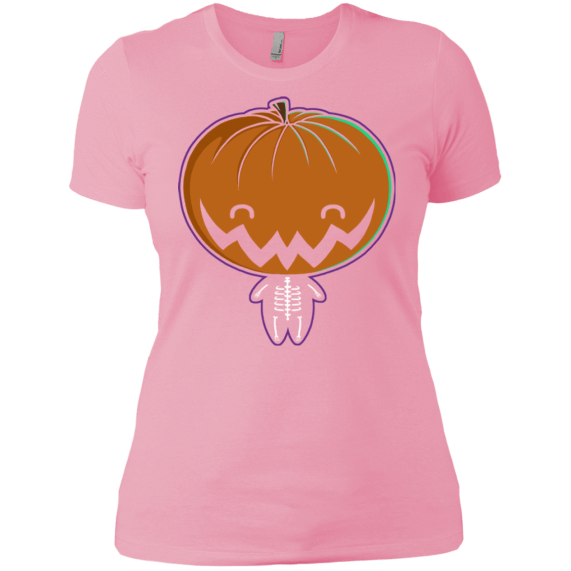 T-Shirts Light Pink / X-Small Pumpkin Head Women's Premium T-Shirt