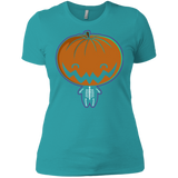 T-Shirts Tahiti Blue / X-Small Pumpkin Head Women's Premium T-Shirt
