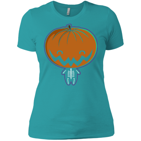 T-Shirts Tahiti Blue / X-Small Pumpkin Head Women's Premium T-Shirt