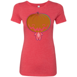 T-Shirts Vintage Red / Small Pumpkin Head Women's Triblend T-Shirt