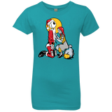 T-Shirts Tahiti Blue / YXS Pumpkin King Girls Premium T-Shirt