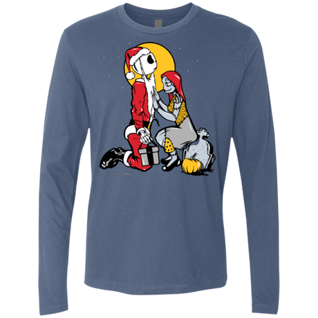 T-Shirts Indigo / Small Pumpkin King Men's Premium Long Sleeve