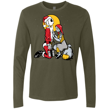 T-Shirts Military Green / Small Pumpkin King Men's Premium Long Sleeve