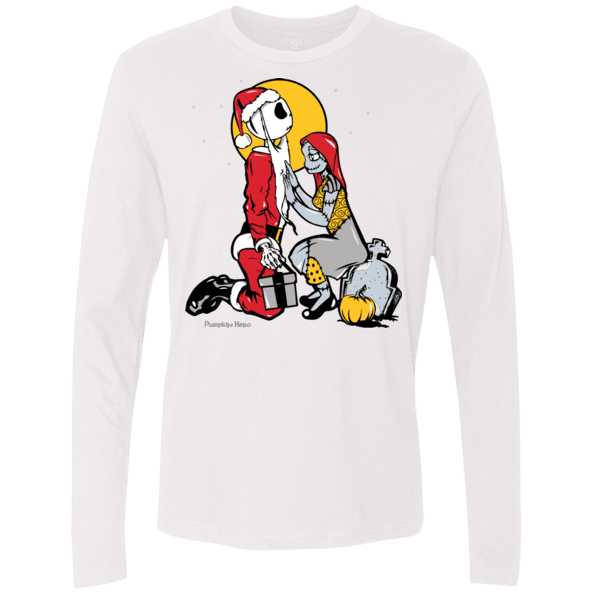 T-Shirts White / Small Pumpkin King Men's Premium Long Sleeve