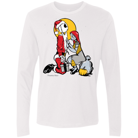 T-Shirts White / Small Pumpkin King Men's Premium Long Sleeve