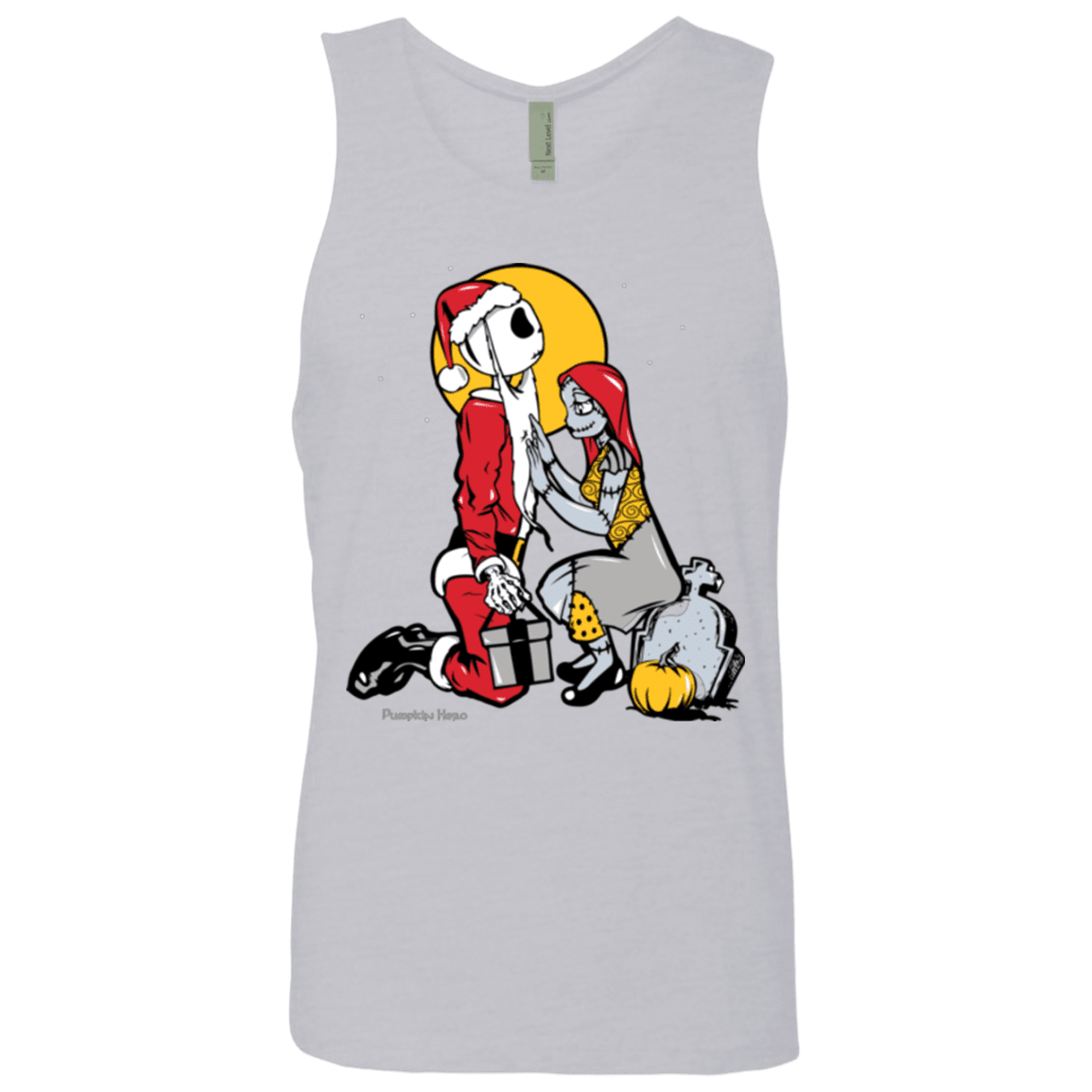T-Shirts Heather Grey / Small Pumpkin King Men's Premium Tank Top