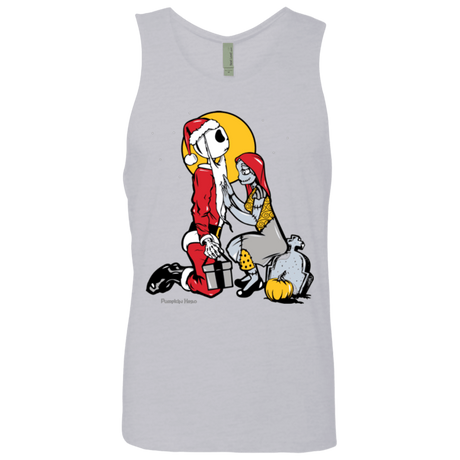 T-Shirts Heather Grey / Small Pumpkin King Men's Premium Tank Top