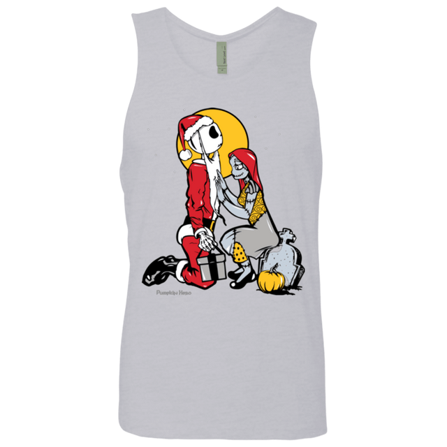 T-Shirts Heather Grey / Small Pumpkin King Men's Premium Tank Top