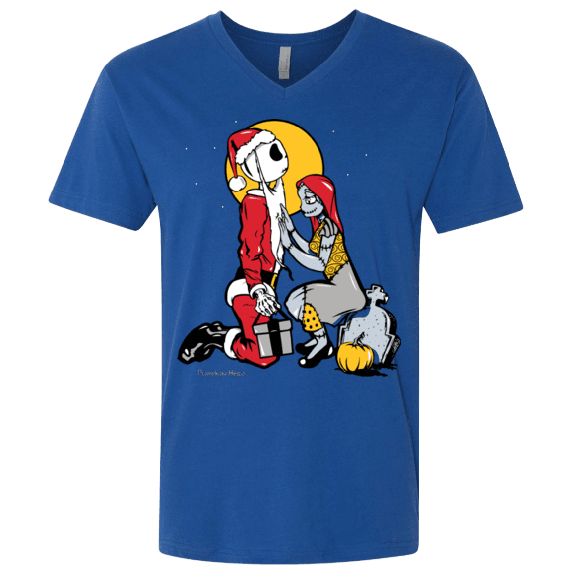 T-Shirts Royal / X-Small Pumpkin King Men's Premium V-Neck