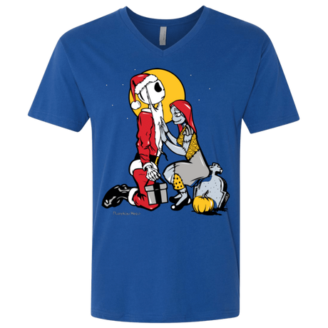 T-Shirts Royal / X-Small Pumpkin King Men's Premium V-Neck