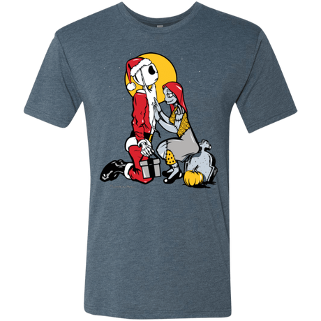T-Shirts Indigo / Small Pumpkin King Men's Triblend T-Shirt