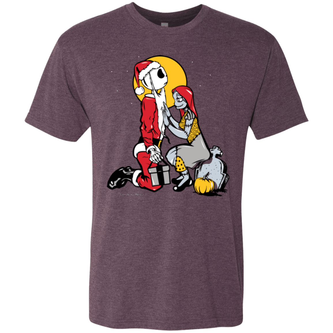 T-Shirts Vintage Purple / Small Pumpkin King Men's Triblend T-Shirt