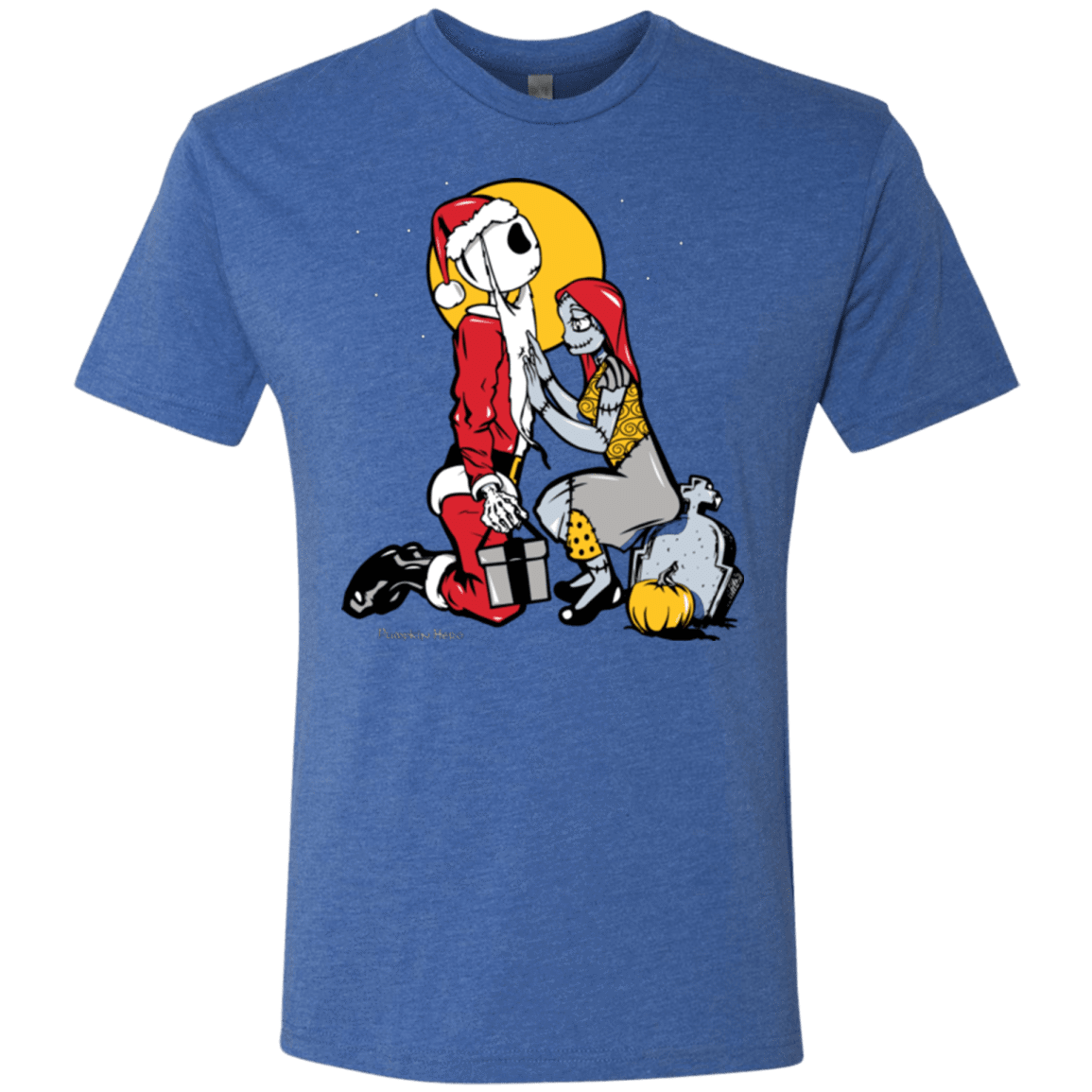 T-Shirts Vintage Royal / Small Pumpkin King Men's Triblend T-Shirt