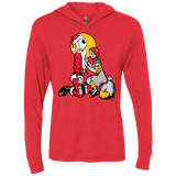 T-Shirts Vintage Red / X-Small Pumpkin King Triblend Long Sleeve Hoodie Tee