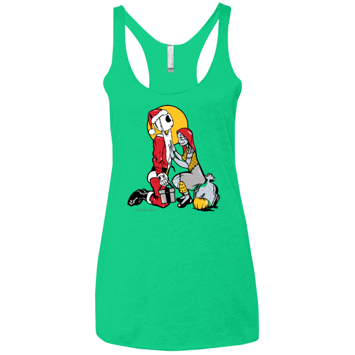 T-Shirts Envy / X-Small Pumpkin King Women's Triblend Racerback Tank