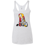 T-Shirts Heather White / X-Small Pumpkin King Women's Triblend Racerback Tank