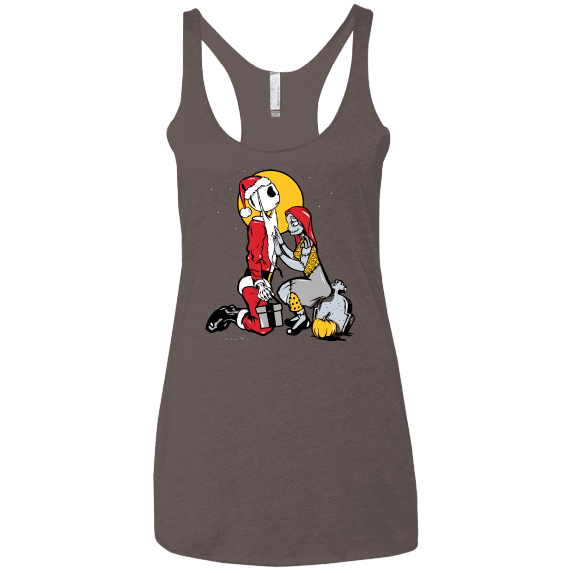 T-Shirts Macchiato / X-Small Pumpkin King Women's Triblend Racerback Tank