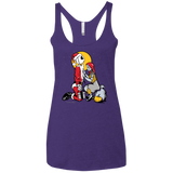 T-Shirts Purple / X-Small Pumpkin King Women's Triblend Racerback Tank