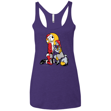 T-Shirts Purple / X-Small Pumpkin King Women's Triblend Racerback Tank