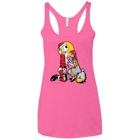 T-Shirts Vintage Pink / X-Small Pumpkin King Women's Triblend Racerback Tank