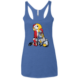 T-Shirts Vintage Royal / X-Small Pumpkin King Women's Triblend Racerback Tank