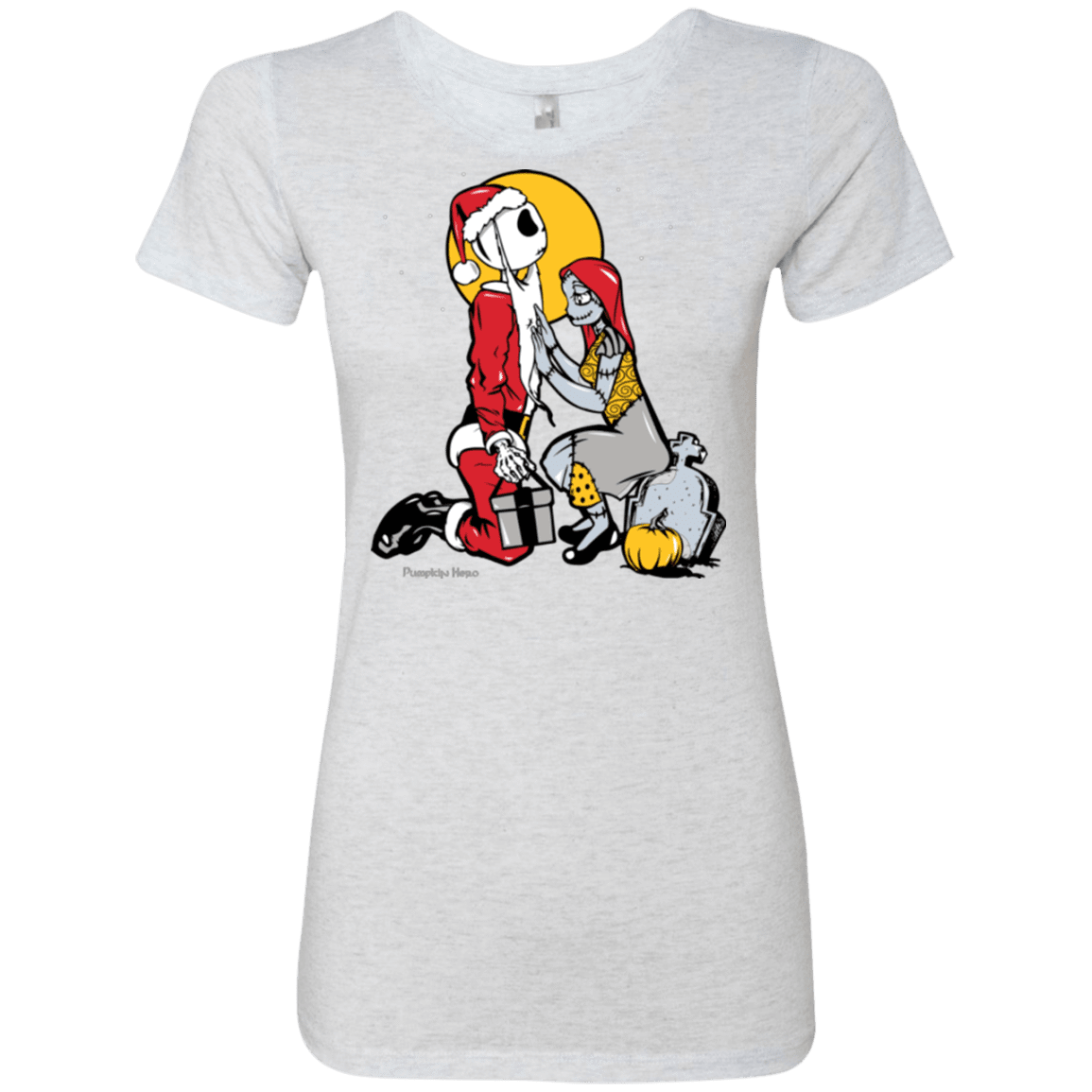 T-Shirts Heather White / Small Pumpkin King Women's Triblend T-Shirt