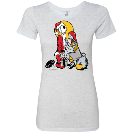 T-Shirts Heather White / Small Pumpkin King Women's Triblend T-Shirt