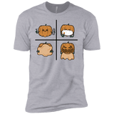 T-Shirts Heather Grey / YXS Pumpkin Shave Boys Premium T-Shirt