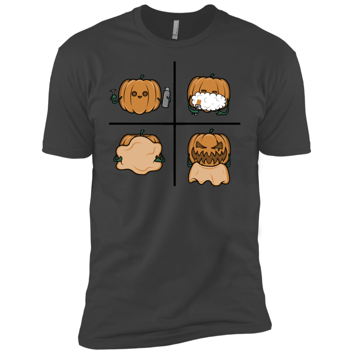 T-Shirts Heavy Metal / YXS Pumpkin Shave Boys Premium T-Shirt
