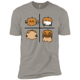 T-Shirts Light Grey / YXS Pumpkin Shave Boys Premium T-Shirt