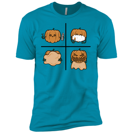 T-Shirts Turquoise / YXS Pumpkin Shave Boys Premium T-Shirt
